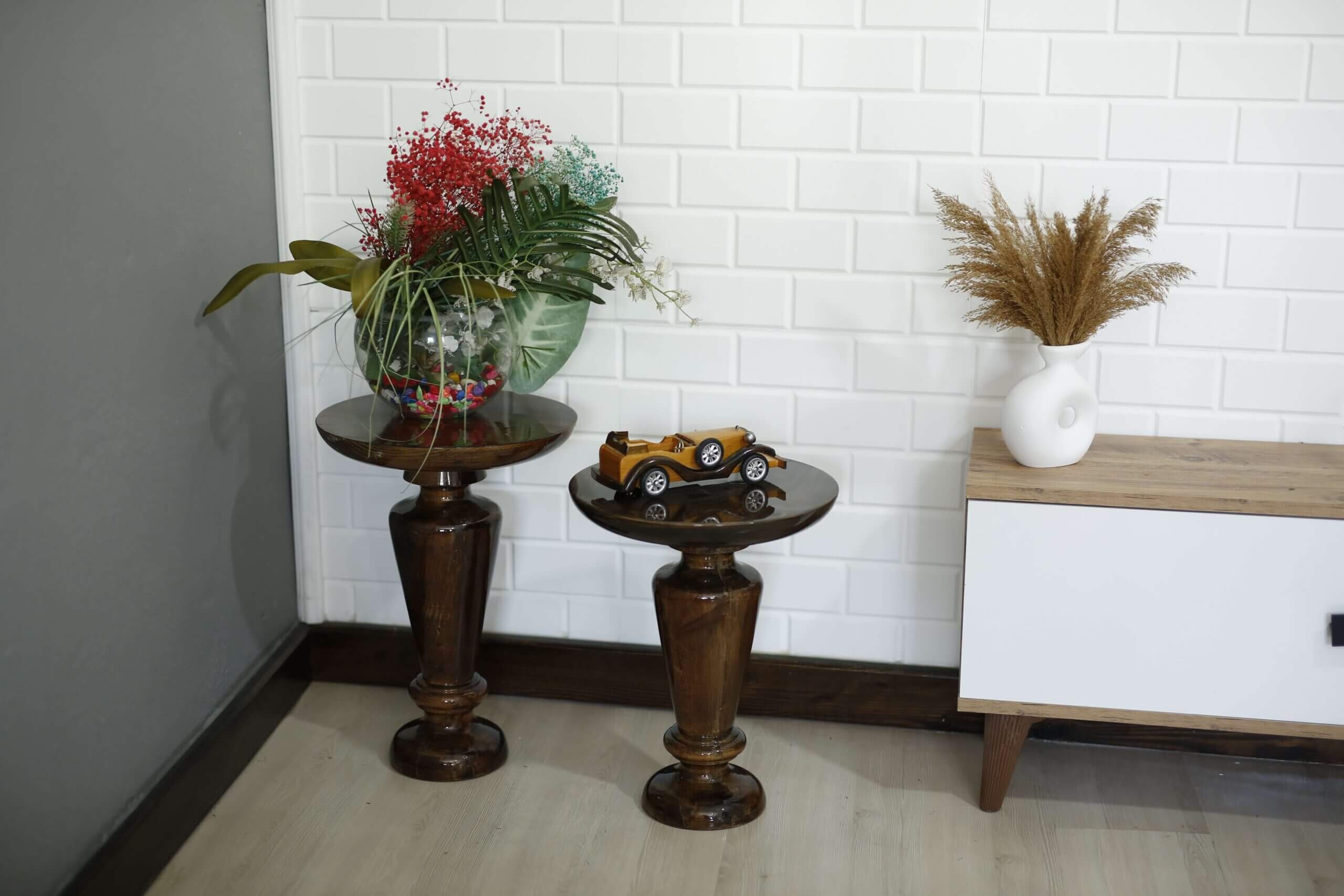 2'li Yeni Tarz Mantar Sehpa