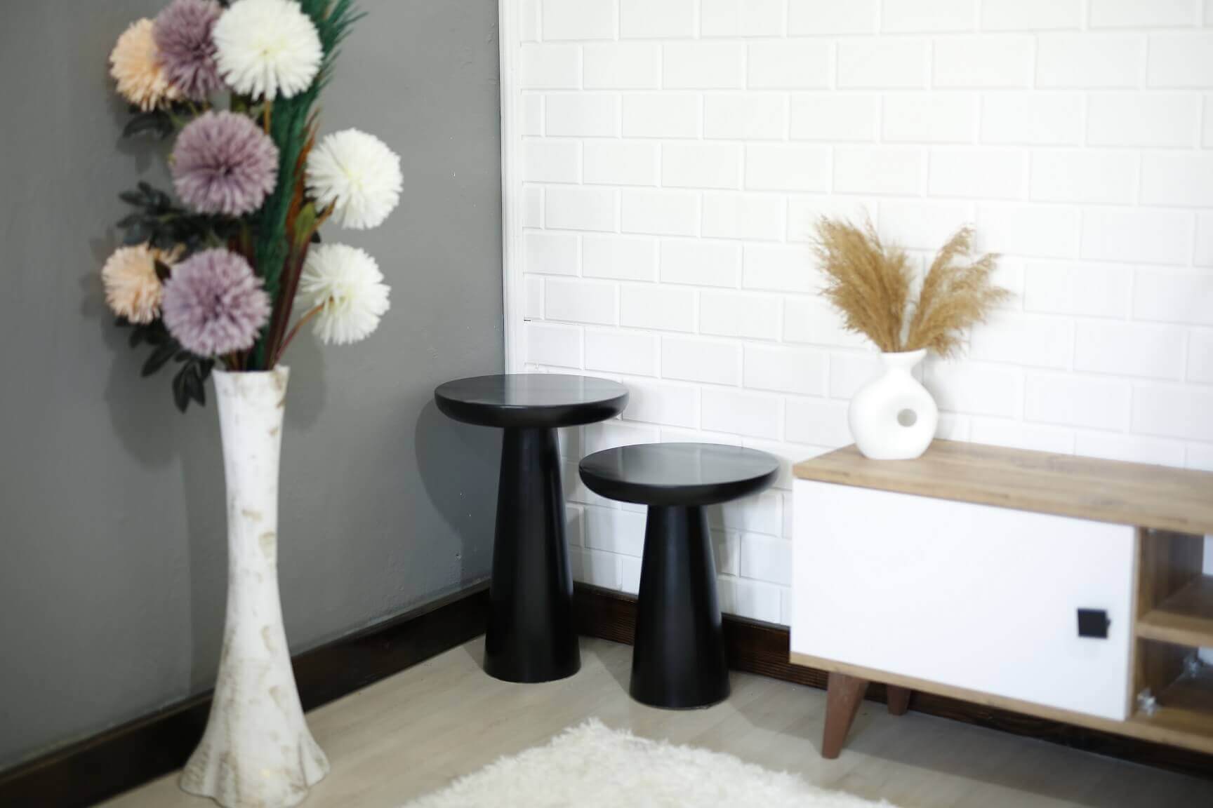 2'li Konik Mantar Sehpa