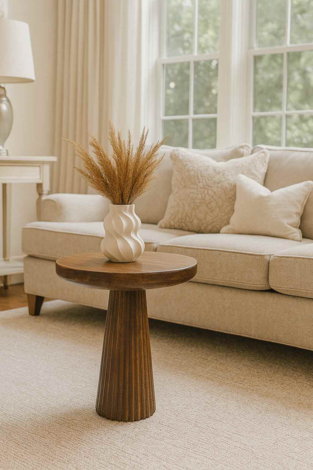 Modern dekoratif mantar sehpa seti 3 parça