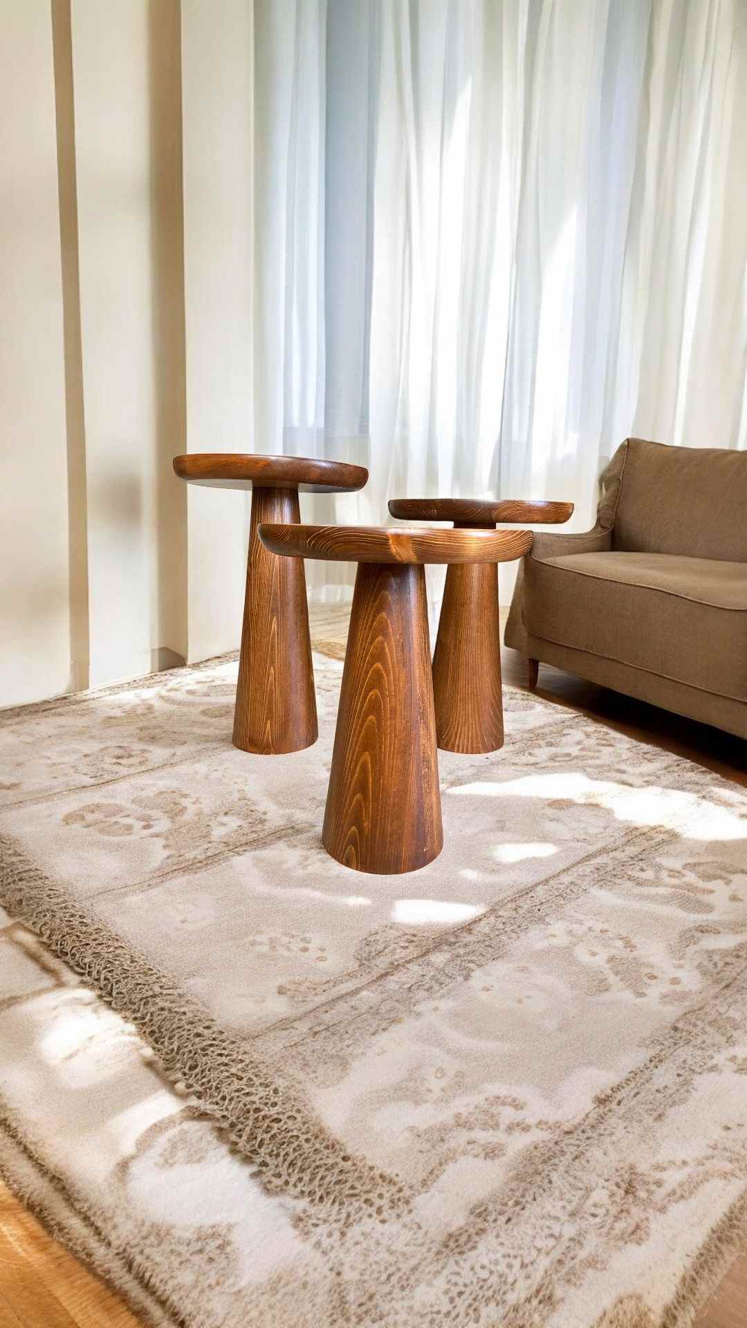 mantar-sehpa-zigon-sehpa-ahsap-sehpa-orta-sehpa684 Modern salon için zigon sehpa