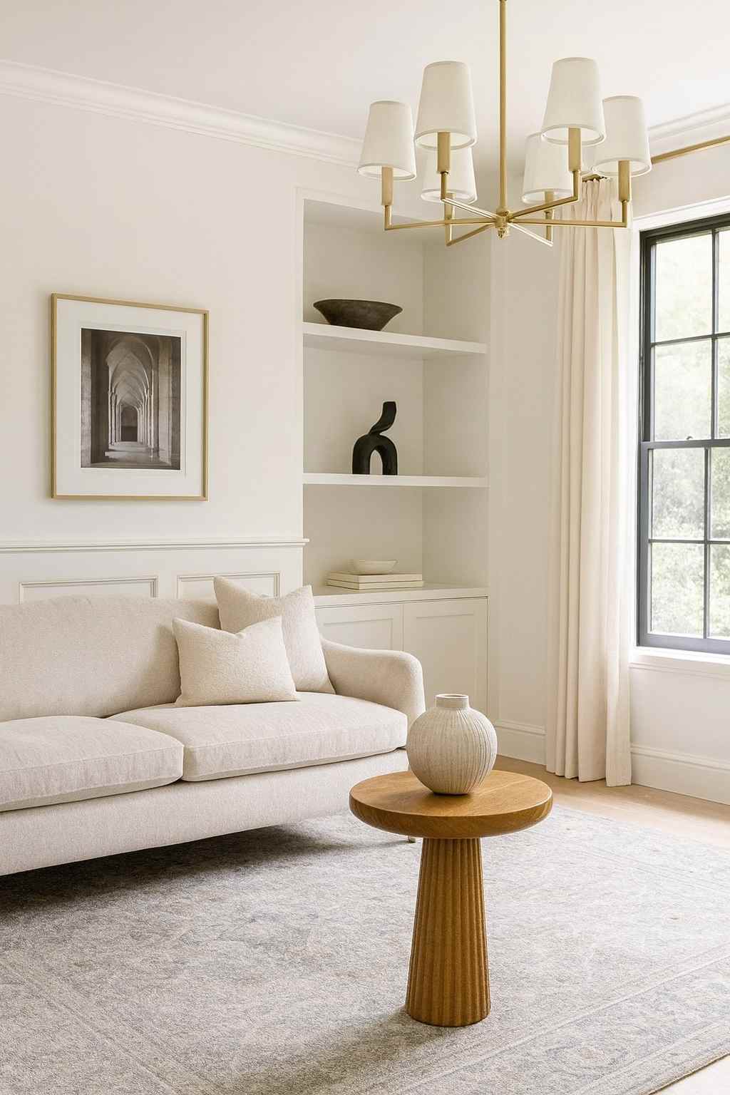 Masif ahşap mantar sehpa seti fiskos salon dekorasyonu